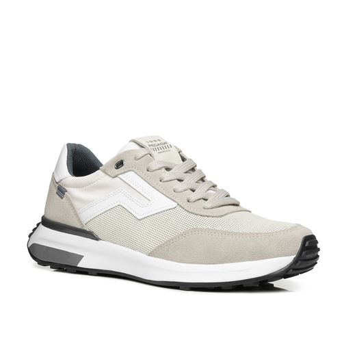 Tênis Casual Pegada Masculino em Couro Milk 110752-03