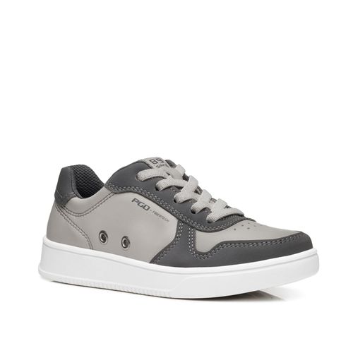 Tênis Casual Pegada Infantil em Microfibra Silver 371901-24