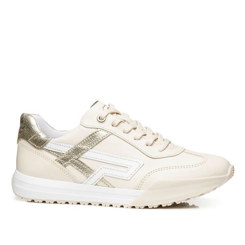 Tênis Pegada Feminino em Couro Milk 213001-02