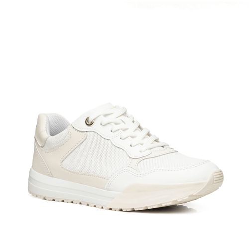 Tênis Pegada Feminino em Couro Branco 213003-01