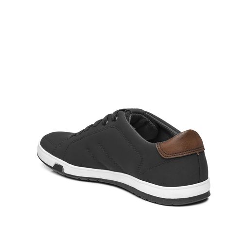 Tênis Casual Pegada Infantil em Microfibra Preto 370425-06