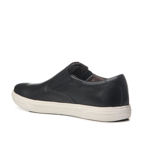 Tênis Casual Pegada Masculino em Couro Preto 510402-04