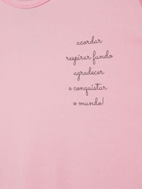 Pijama Curto Suede Xadrez Plus Size Feminino ROSA