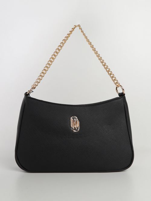 Bolsa Alça Corrente Transversal Feminina PRETO
