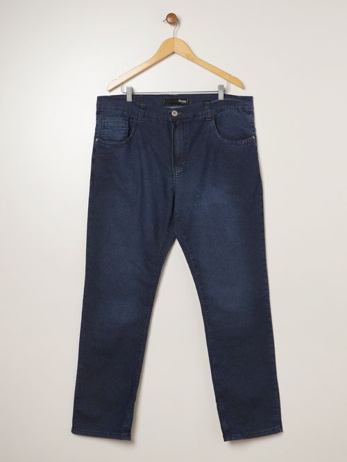 Calça Jeans Comfort Plus Size Masculina AZUL