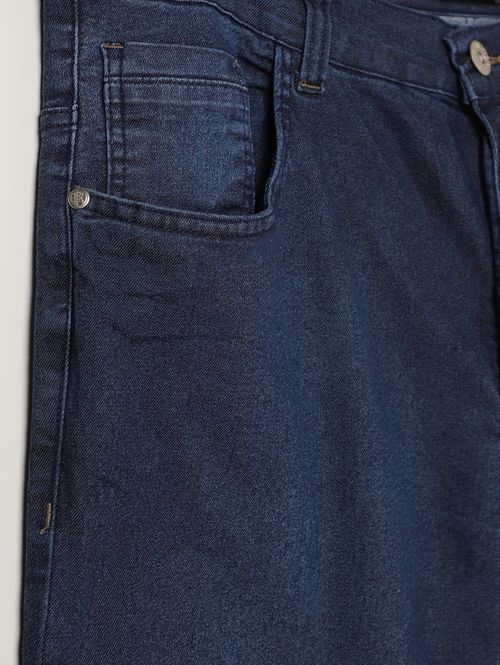 Calça Jeans Comfort Plus Size Masculina AZUL