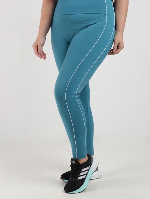 Calça Legging Poliamida Vels Plus Size Feminina VERDE/VERDE/BRANCO