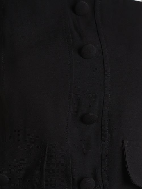 Blusa Lastex Costas Alça Feminina PRETO