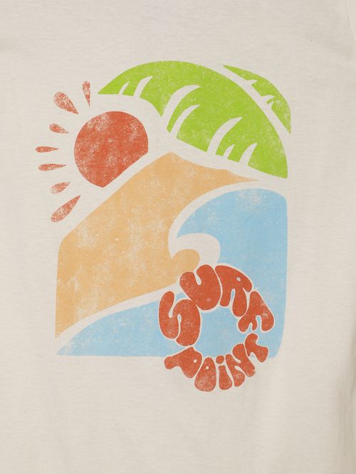 Camiseta Regata Juvenil Para Menino - OFF WHITE