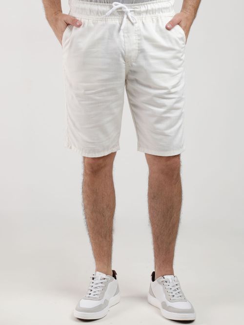 Bermuda Eletrón Masculina OFF WHITE