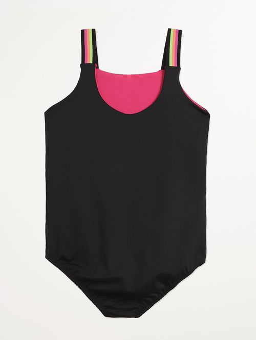 Maiô Infantil Para Menina- PRETO