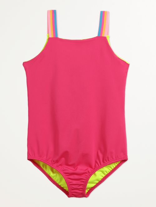 Maiô Infantil Para Menina- ROSA