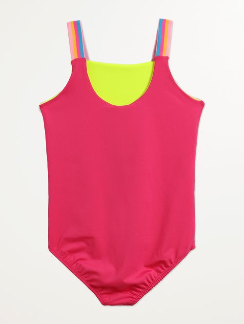 Maiô Infantil Para Menina- ROSA