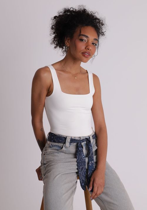 Body regata em poliamida