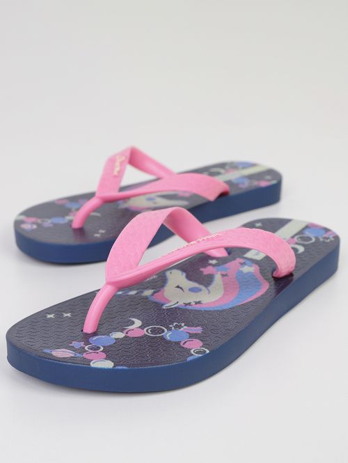 Chinelo Unicórnio Ipanema Infantil Para Menina - MARINHO/ROSA