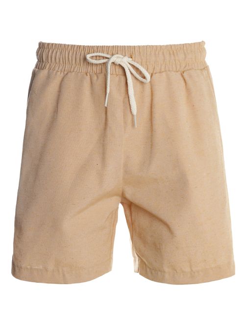 Bermuda Nature 3 Bolsos Vels Masculina AMARELO