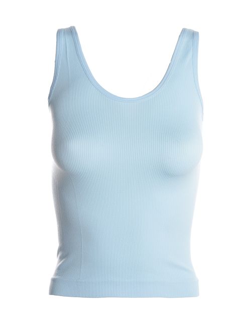 Blusa Poliamida Sem Costura Feminina AZUL