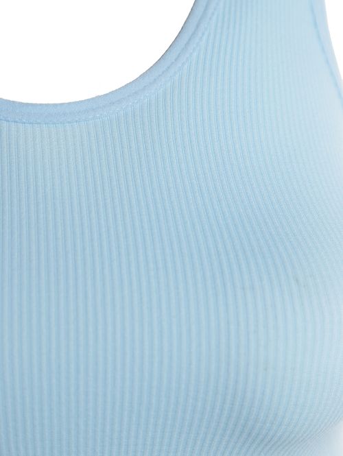 Blusa Poliamida Sem Costura Feminina AZUL