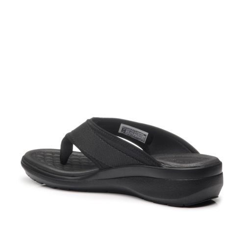 Chinelo Pegada Feminino em Tecido Preto 232751-03