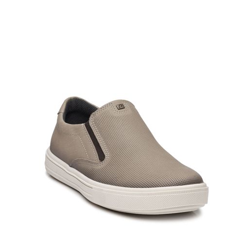 Tênis Casual Pegada Masculino em Couro Areia 111504-06