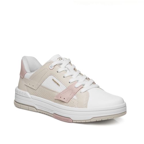 Tênis Pegada Feminino em Couro Branco 212603-02