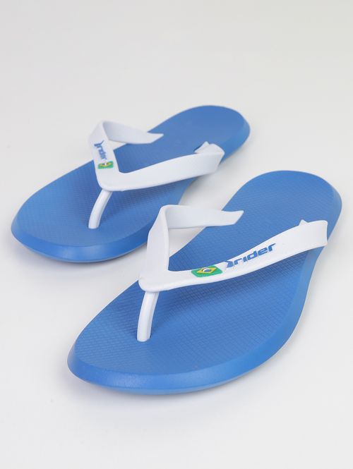 Chinelo Brasil Rider Masculino AZUL/BRANCO