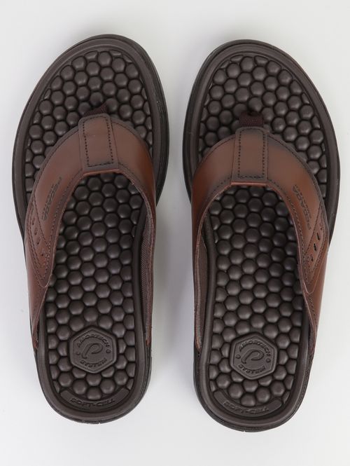 Chinelo Casual Curly Pegada Masculino CAFE