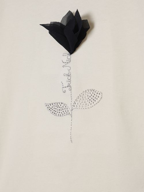 Conjunto Curto Infantil Para Menina - OFF WHITE