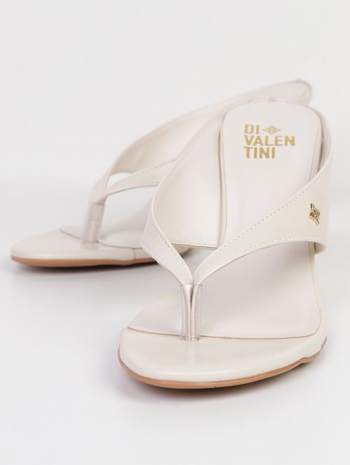 Tamanco Anabela Feminino OFF WHITE