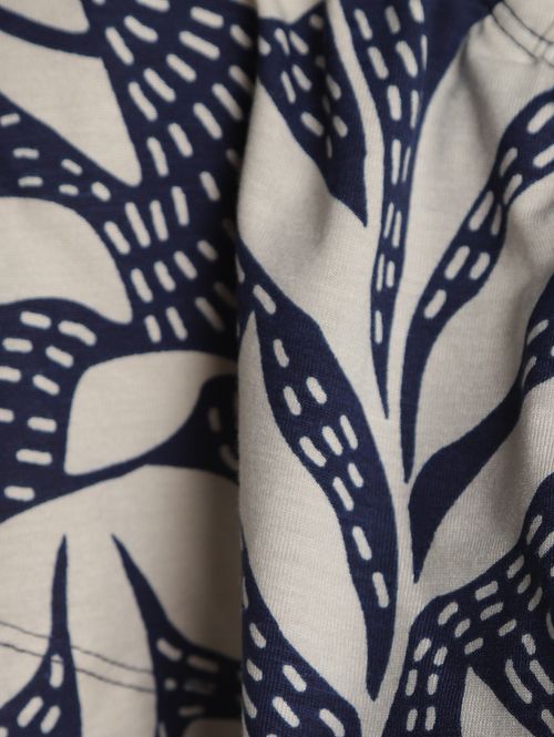 Blusa Ciganinha Floral Babado Feminino AZUL