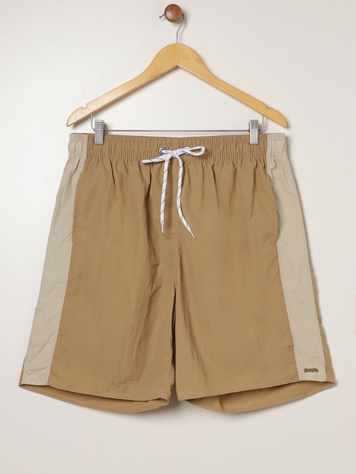 Calção Gangster Plus Size Masculino BEGE