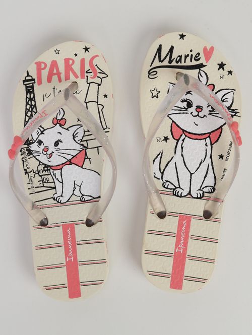 Chinelo Marie Disney Ipanema Infantil Para Menina- BEGE/ROSA