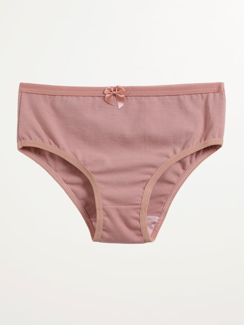 Calcinha Cotton Infantil Para Menina - ROSA CLARO