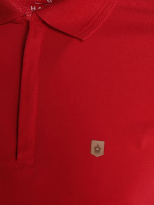 Polo Piquet Manga Curta Masculina VERMELHO