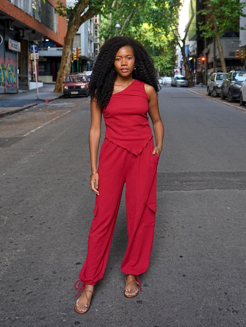 Blusa Ombro Só Autentique Feminina VERMELHO