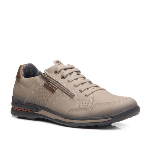 Sapatênis Pegada Masculino em Couro Areia 114861-04