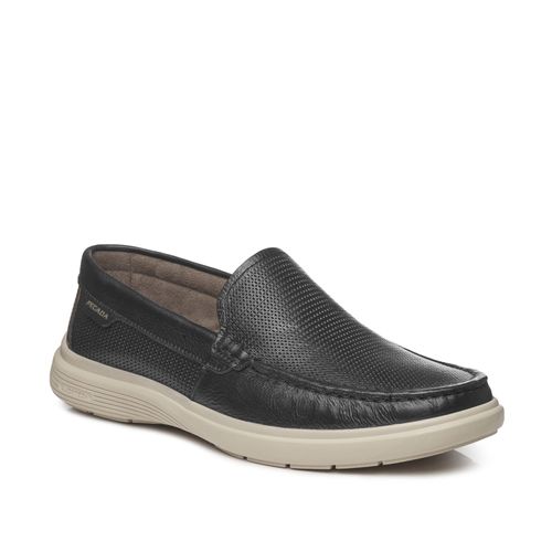 Mocassim Pegada Masculino em Couro Preto 142202-04