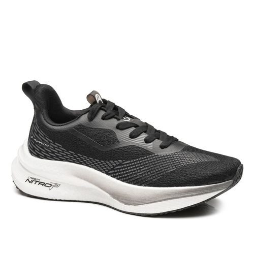 Tênis Esportivo Pegada Feminino em Tecido Preto 290802-04