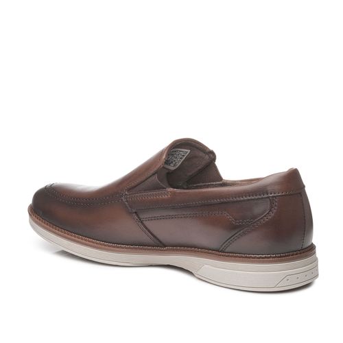 Sapato Casual Pegada Masculino em Couro Pinhão 126703-03