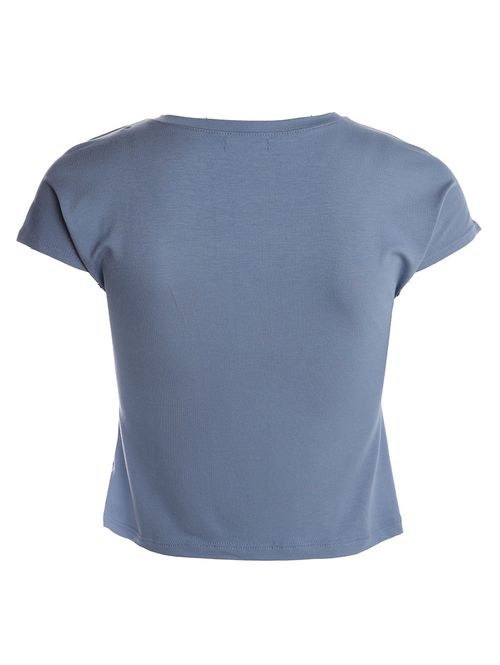 Blusa Manga Curta Autentique Feminina AZUL