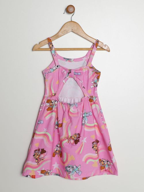 Vestido Patrulha Canina Infantil Para Menina - ROSA