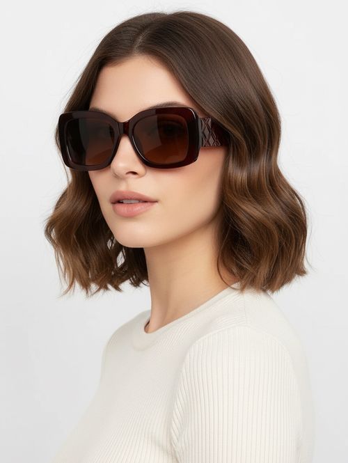 Óculos Quadrado Feminino MARROM