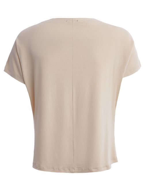 Blusa Manga Curta Feminina BEGE