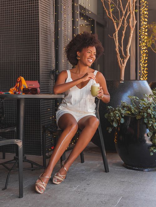 Conjunto Curto Feminino BRANCO