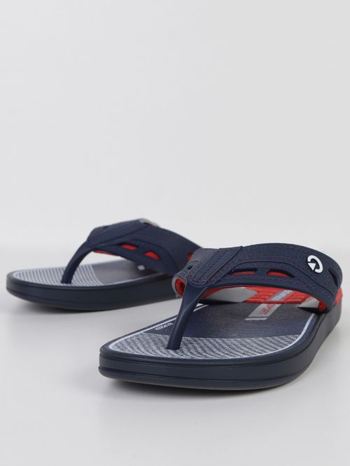 Chinelo Dallas Cartago Juvenil Para Menino - MARINHO/VERMELHO