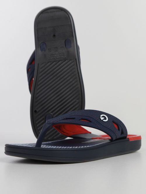 Chinelo Dallas Cartago Juvenil Para Menino - MARINHO/VERMELHO