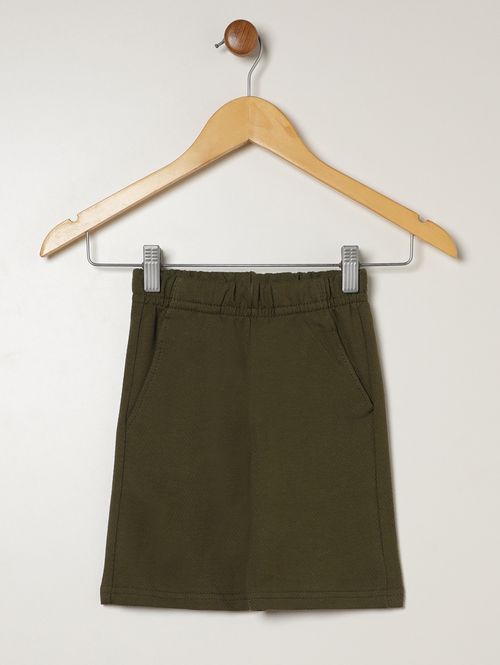 Bermuda Moletinho Kid+ Infantil Para Menino- VERDE