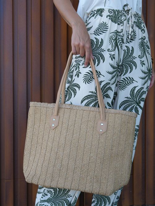 Bolsa Tote Estruturada Feminina BEGE