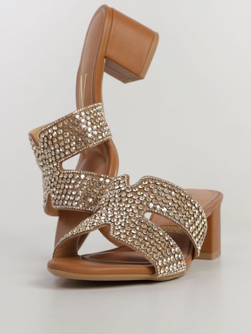 Tamanco Pedrarias Vizzano Feminino BEGE