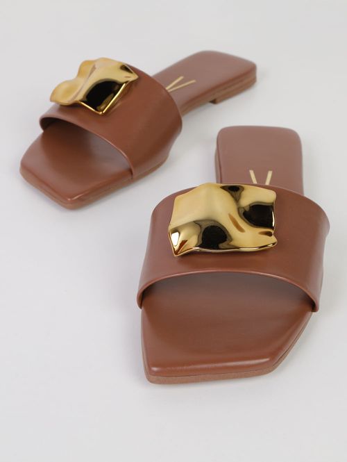 Rasteira Vizzano Feminina MARROM